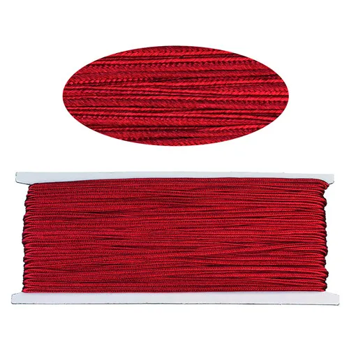 16 Colors 34 yards/lot(31Meter) Approx.3mm Chinese Soutach Snake Belly Nylon Rope Cord Soutache DIY Jewelry Material Accessories - Цвет: dark red