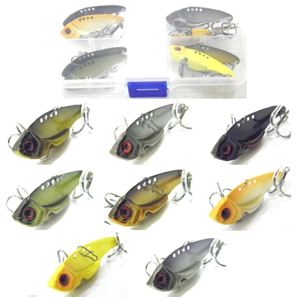 

wLure 8 Lures in One Tackle Box Variant Colors 5.1cm 12.4g Metal Lure Sinking All Water Depth Natural Colors Bl3LKB