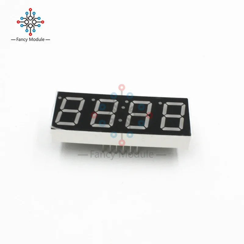 

5Pcs 4 Bit 4Bit Digital Tube Common Cathode Digital Tube 0.56" 0.56 inch Red LED Digit 7 Segment
