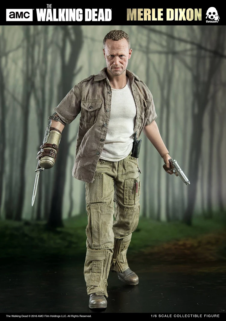 

1/6 Walking Dead Merle Dixon Moore Soldier Action Figure Model