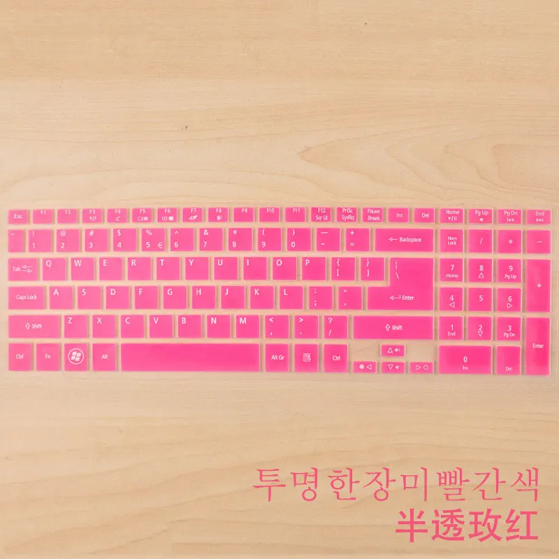 Rose Чехол для клавиатуры ноутбука протектор для acer Aspire E 15 сенсорный E15 e5-571G-57D9 54KU 50DA 56MU E5-511G 571 572 E15 15 15,6 дюймов - Цвет: Rose