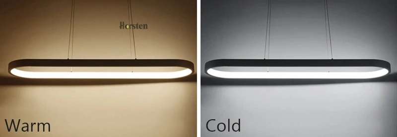 Modern Minimalism Oval Ring LED Pendant Lights Aluminum Acrylic Suspension Hanging Lamps For Dining Room Restaurant Office (16)