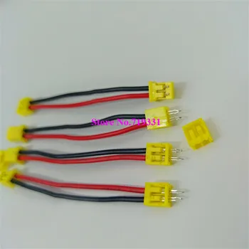 

500pcs PH 2.0mm to SAN2.0 pin Welded Cable 2P yellow Plastic Shell Processing PHB SAN2.0 line