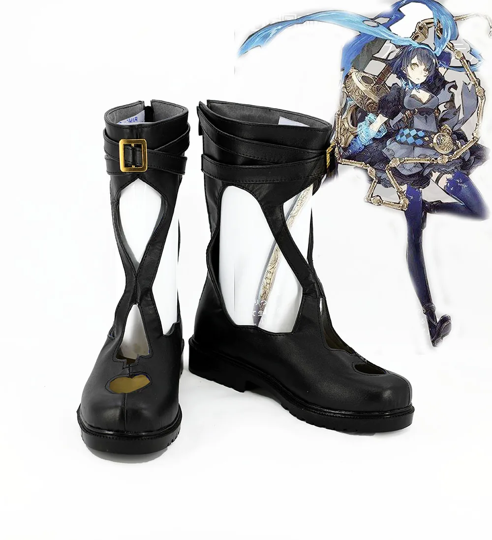 

SINoALICE Alice Black Cosplay Boots Shoes Custom Made