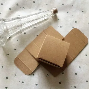 

size:5X5X3.5CM kraft gift paper boxes packaging handmade soap food packaging ,you can DIY packing for you product