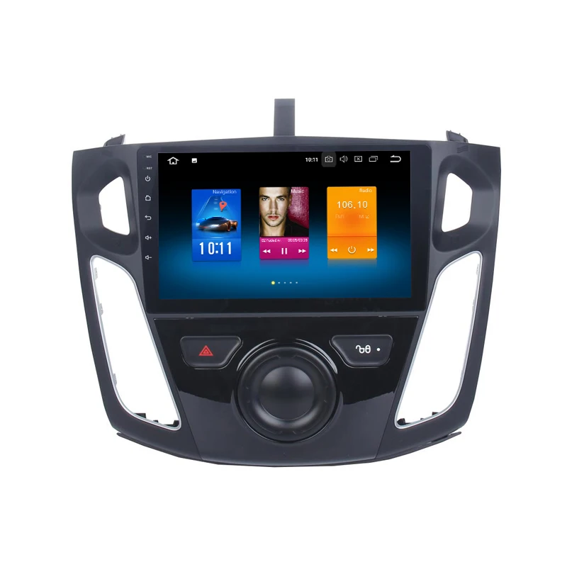 Clearance Octa core PX5 Android 8.0 car radio gps player for ford focus 3 2012-2015 with 4+32G wifi 4g usb Auto Stereo 1