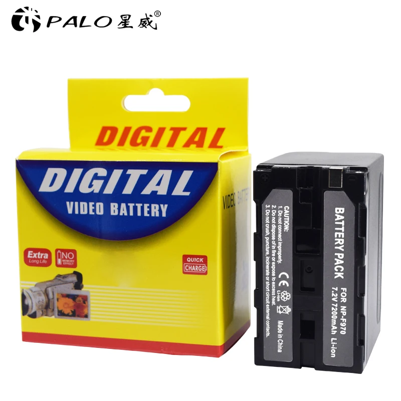 Duplo para Câmera de Sony Peças com Bateria Palo Carregador Li-ion F990 F550 F570 Qm91d Tru47e 2 F960 - Image 6