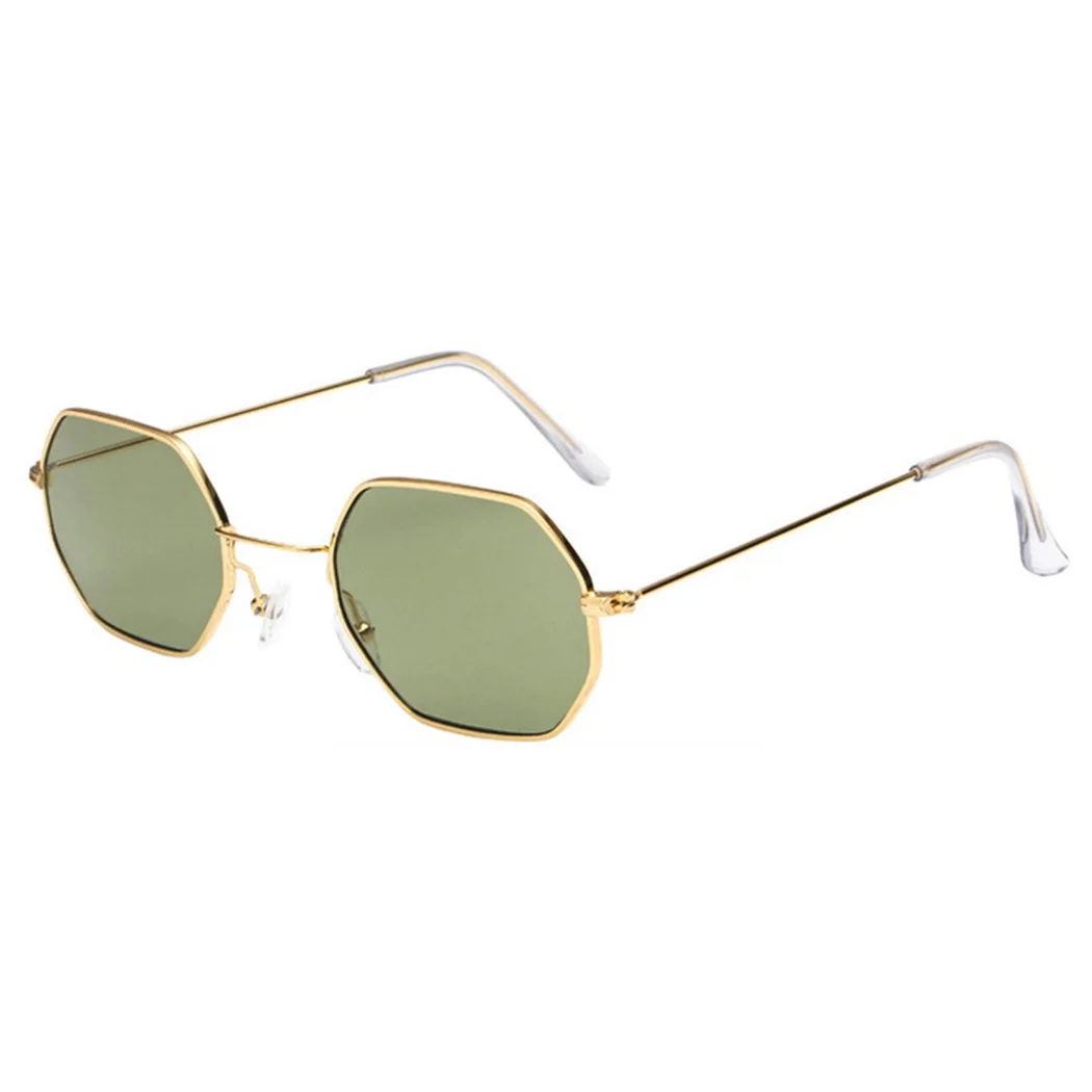 Fashion Brand Small Polygon Sunglasses Women Clear Lens Eyeglasses Retro High Quality Eyewear Vintage Jelly Optical Glasses