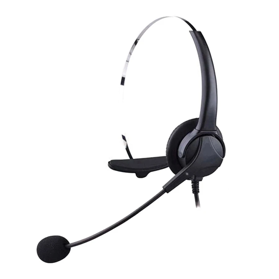 

USB Headset with Microphone Call Center Headhone Noise Canceling Headhone Rotatable Adjustable Headset for PC Laptop