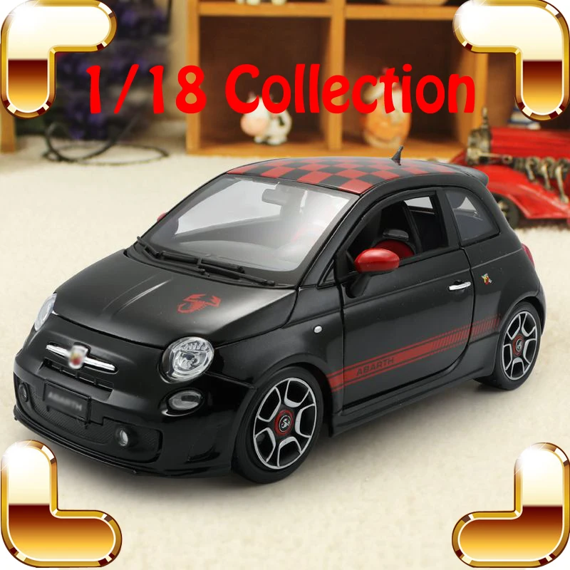 Новое поступление подарок Abarth 1/18 модель металлический седан автомобиль сплав украшения Игрушечная машина модели весы моделирование большая коллекция подарок