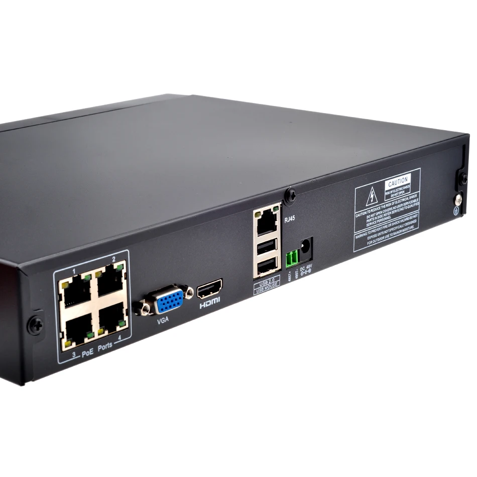 GADINAN 4CH 1080 P HDMI P2P POE NVR 48 V Вход IEEE802.3af коммутатор питания через ethernet внутри ONVIF xmeye PoE IP