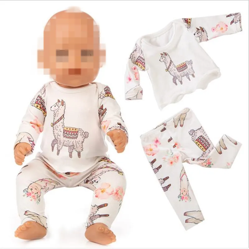Кукольная одежда для новорожденных, высокое качество, 18 дюймов, 40-43 см, единорог кактус, девочка, мальчик, кукла, аксессуары для детского подарка на день рождения
