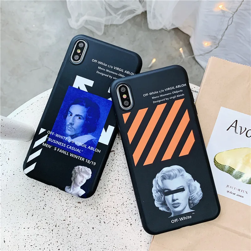 Fashion Lady Marilyn Monroe Siliconen Telefoon Cover Voor iPhone XS MAX XR 7 8 6 S Plus X David Back Case Leuke TPU Coque |