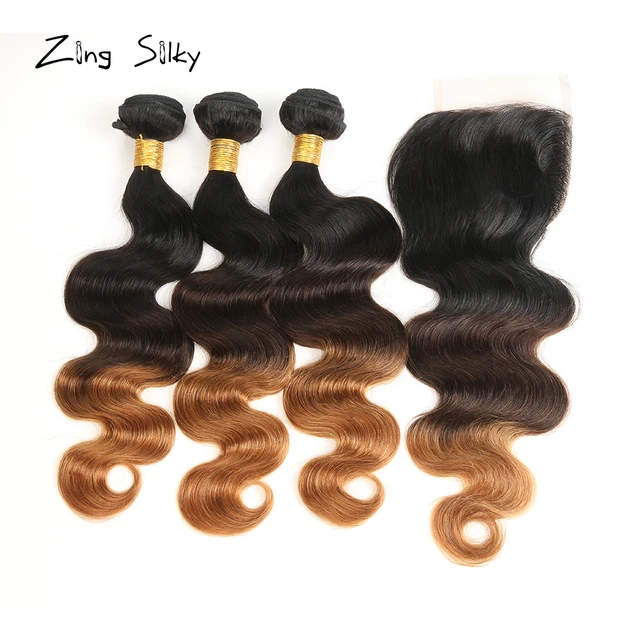 Cheap 3 Tone Ombre Brazilian Body Wave Hair Bundles With Closure 100% Human Hair Bundles With Closure Remy Hair Extensions 10 To 28'' Cheap 3 Tone Ombre Brazilian Body Wave Hair Bundles With Closure 100% Human Hair Bundles With Closure Remy Hair Extensions 10 To 28''