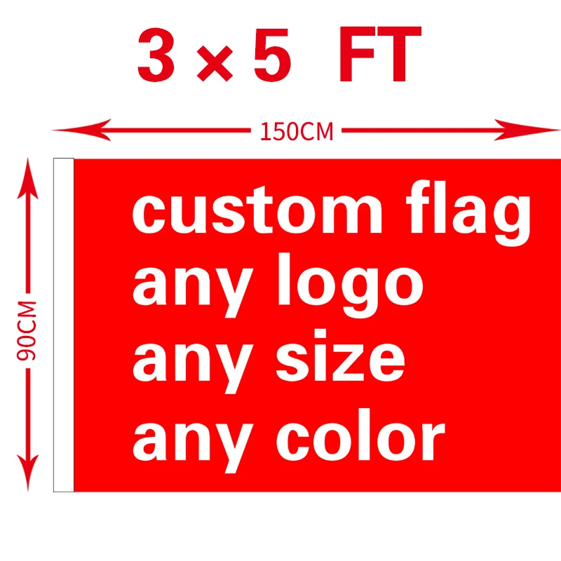 Buy free shipping xvggdg Custom Flag 3x5FT 100D