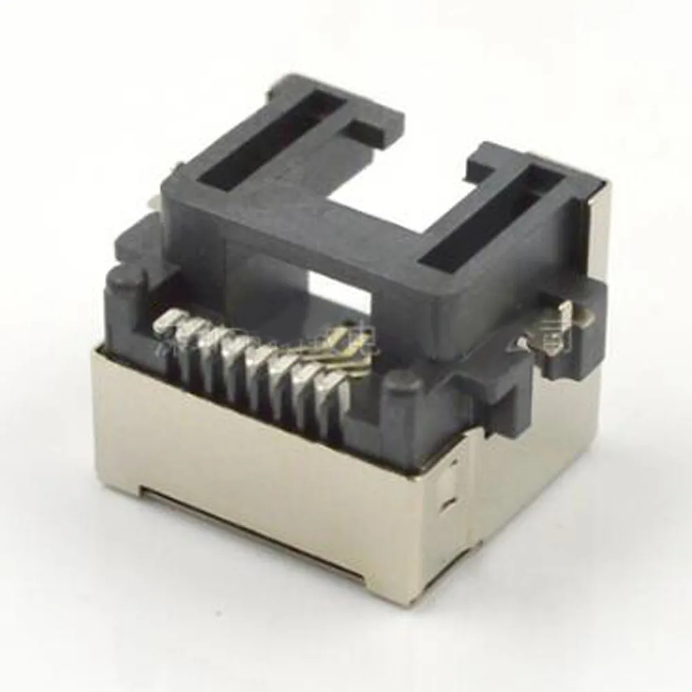 10 шт. Тонущая Сетевая розетка RJ45|Коннекторы и разъёмы| |