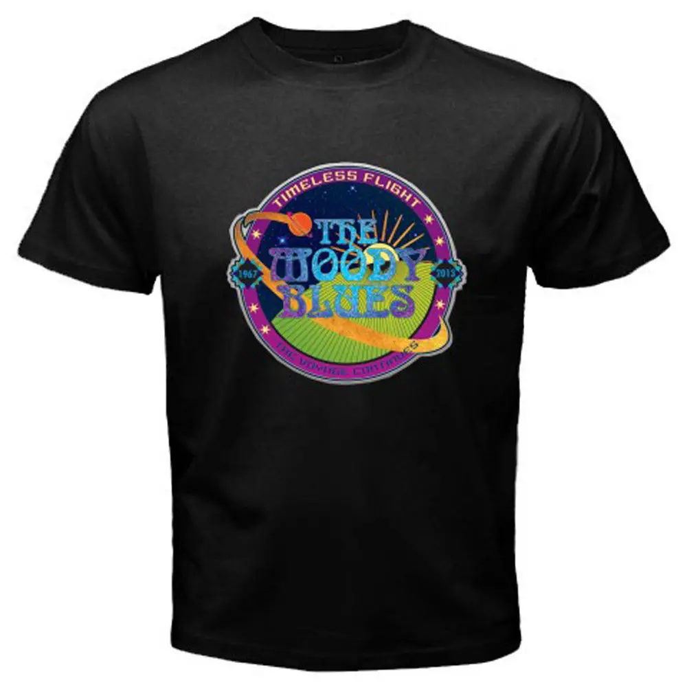 

Free shipping 2018 The Moody Blues Timeless Fliht Tour Loo Mus Men's Bla T-shirt Size S-3XL Funny Casual Clothing
