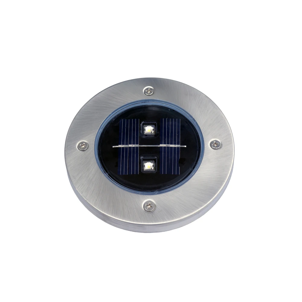 New 2leds LED solar lawn buried light garden illuminate sense lamp outdoor energy saving safe environmentally friendly (8)