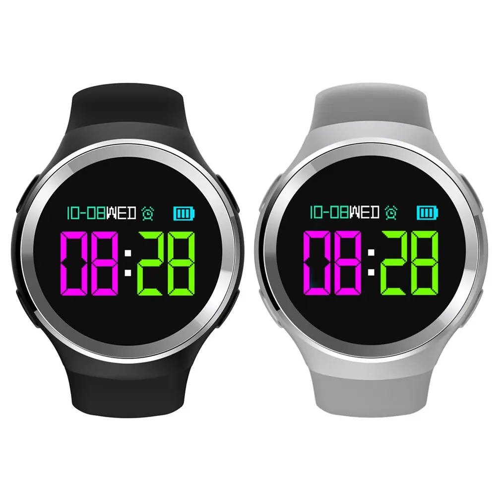 

N69 Bluetooth Smartwatch 30m Waterproof Heart Rate Sleep Monitor Pedometer Anti-lost Tracker Sports Rubber Wristatch