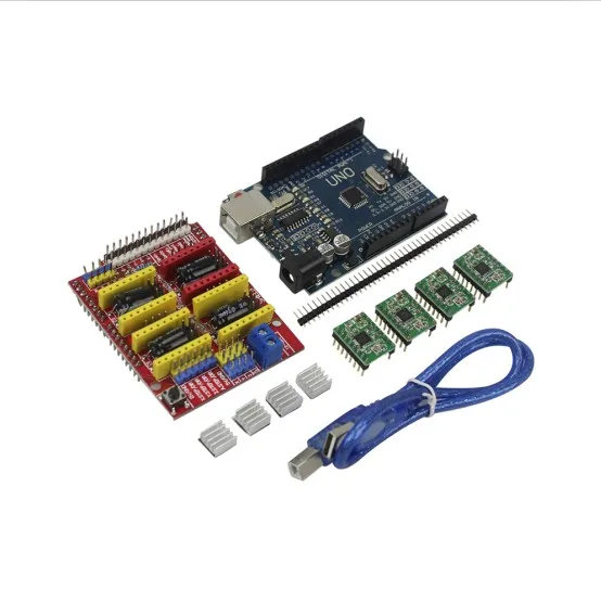 

CNC Shield V3.0 + UNO R3 + 4pcs A4988 Driver motor module /GRBL for Arduino 3D Printer TE623