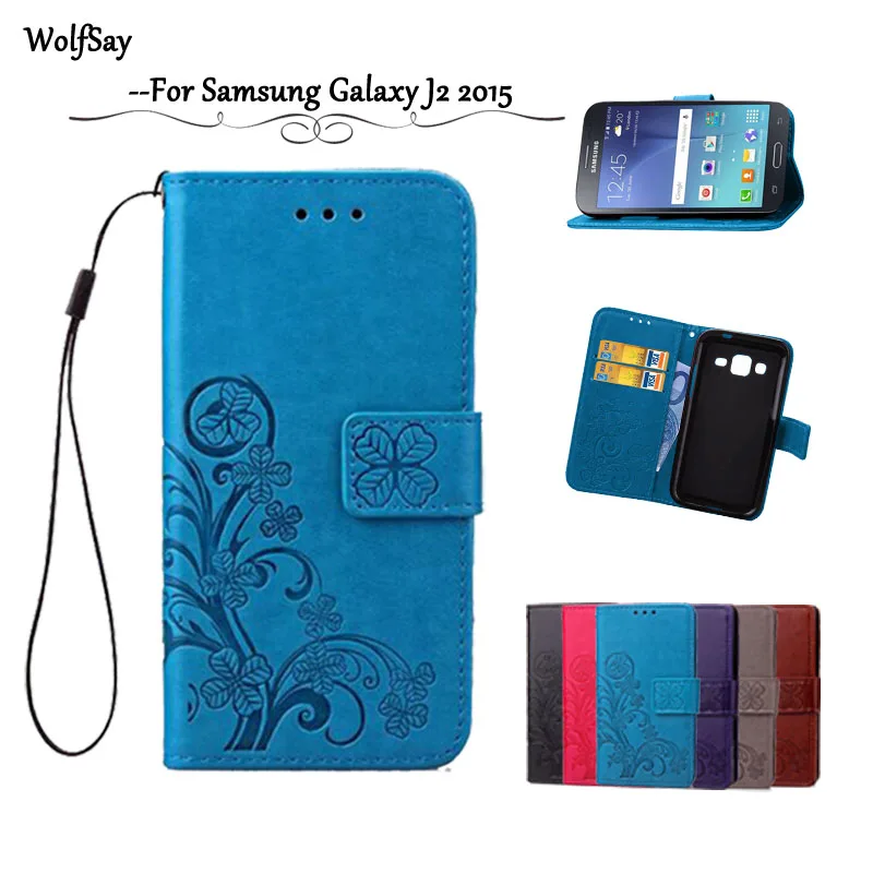 Wolfsay чехол для Samsung Galaxy J2 2015 кожаный флип-кошелек J200 | Мобильные телефоны и