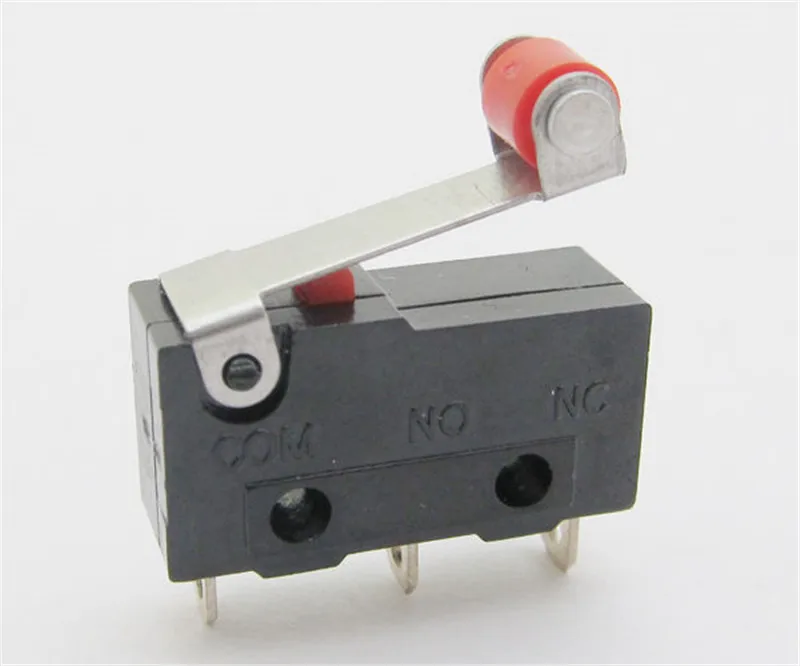 

10pcs Mini Micro Switch Roller Lever Limit Switch Normal Open/Close 3A 20X10mm
