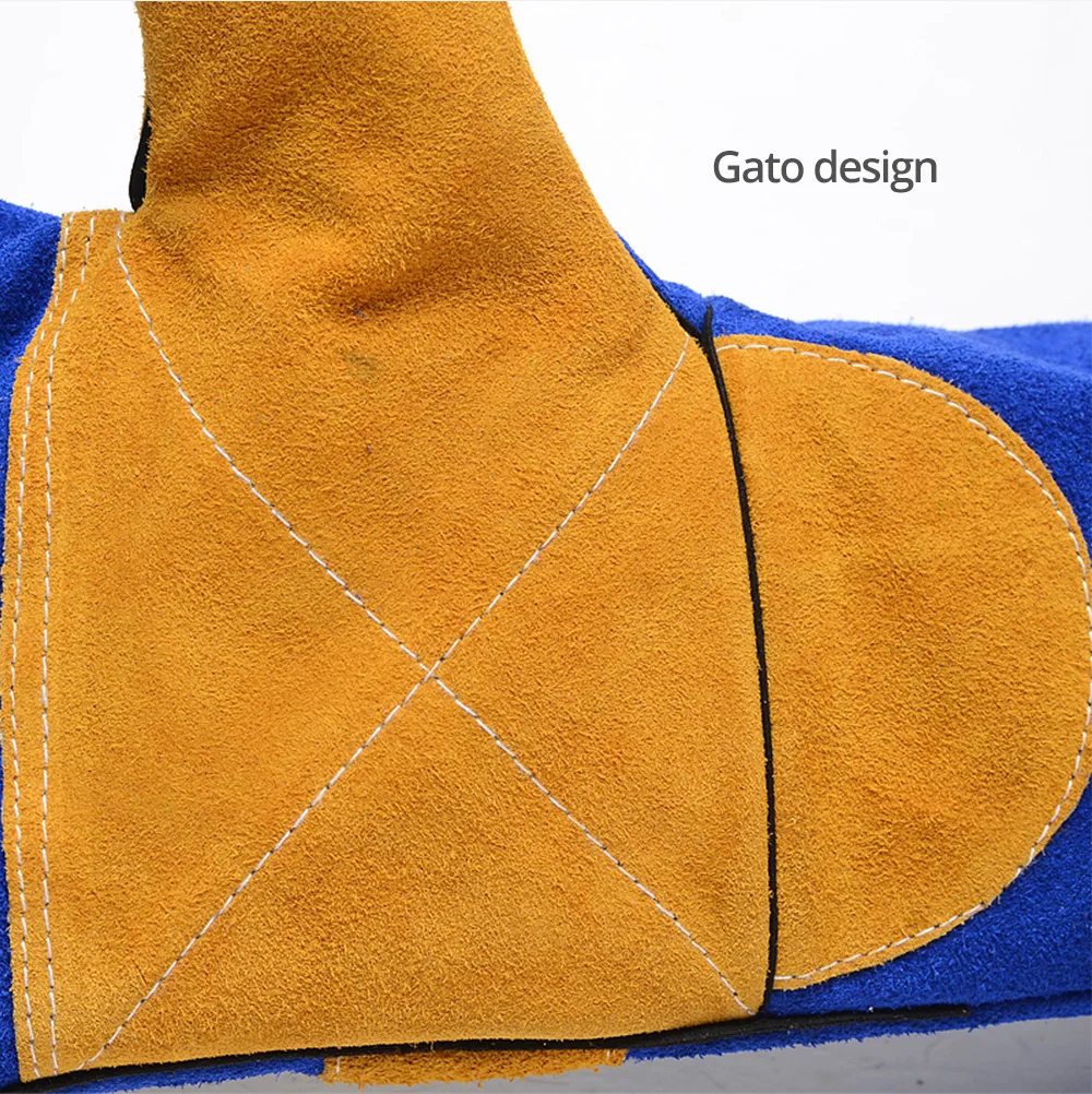Safety Gloves For Working Welding Security Cowhide Workplace Safety Supplies (7)