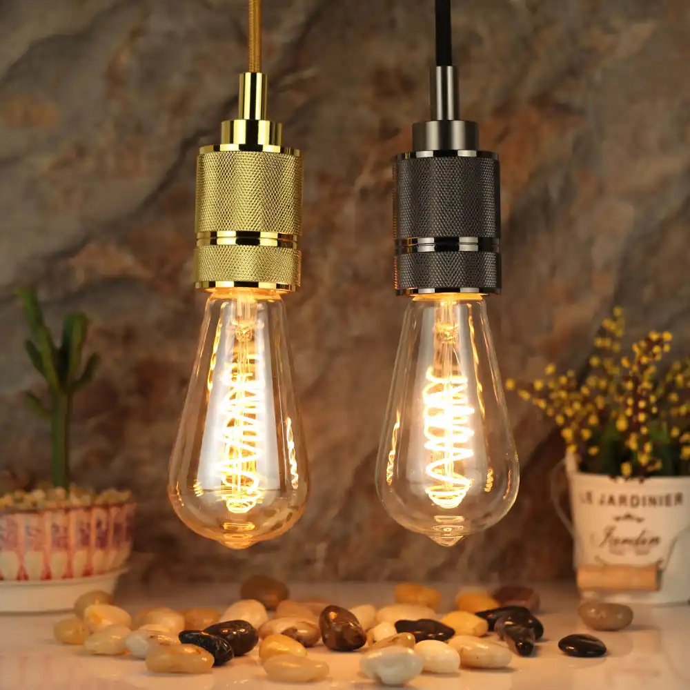 St64 Retro Edison Bulb Led E27 220v 110v 4w Dimming