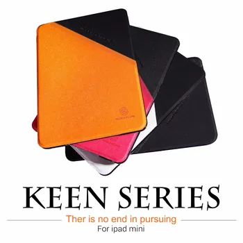 

Case for iPad Mini 1 2 3 Retina,Nillkin Smart Magnetic Diamond Pattern Leather Cover Slim Anti-Skidding Brand Protect Shell Capa