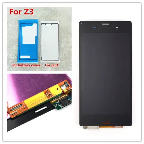 JIEYER 5 2 Black Or White Tested LCD Display For Sony Xperia Z3 D6603 D6653 L55t