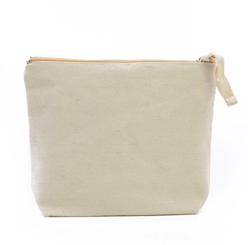Buy Free Shipping,Plain Nature Cotton Canvas Cosmetic
