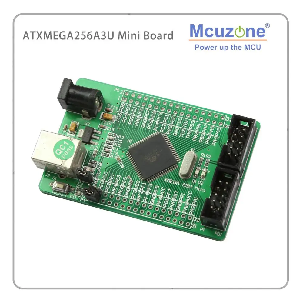 ATxmega256A3U мини-Плата USB программа PDI JTAG AVR плата atmel xmgea256A3 U MCU IC 256A3U