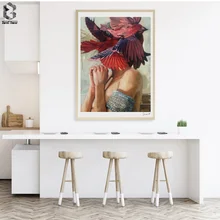 Ренессанс картина маслом художественные принты и постеры на холсте настенные картины девушка портрет для гостиной Европейское украшение