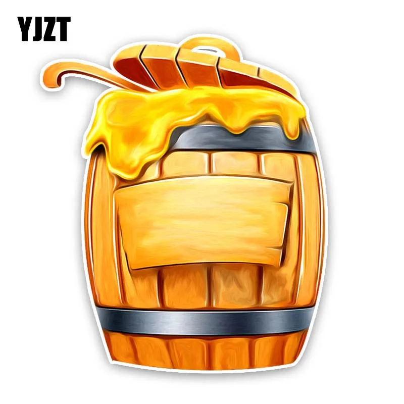 

YJZT 14.4CM*16.9CM A Barrel Of Honey PVC Quality Decal Car Sticker 12-300693
