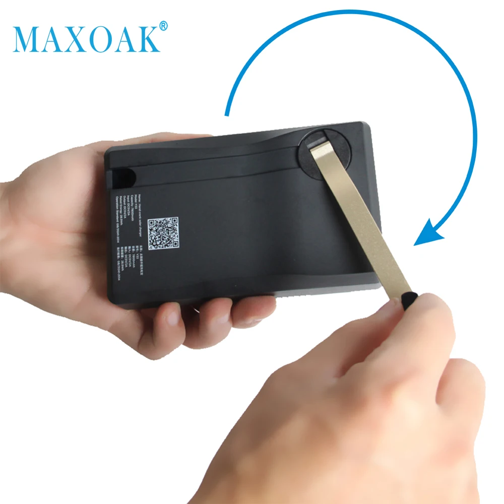 MAXOAK 7800mAh Solar Power Bank Portable Hand Crank Generator External Battery Solar Charger for Smartphone GoPro Camera Tablet MAXOAK 7800mAh Solar Power Bank Portable Hand Crank Generator External Battery Solar Charger for Smartphone GoPro Camera Tablet