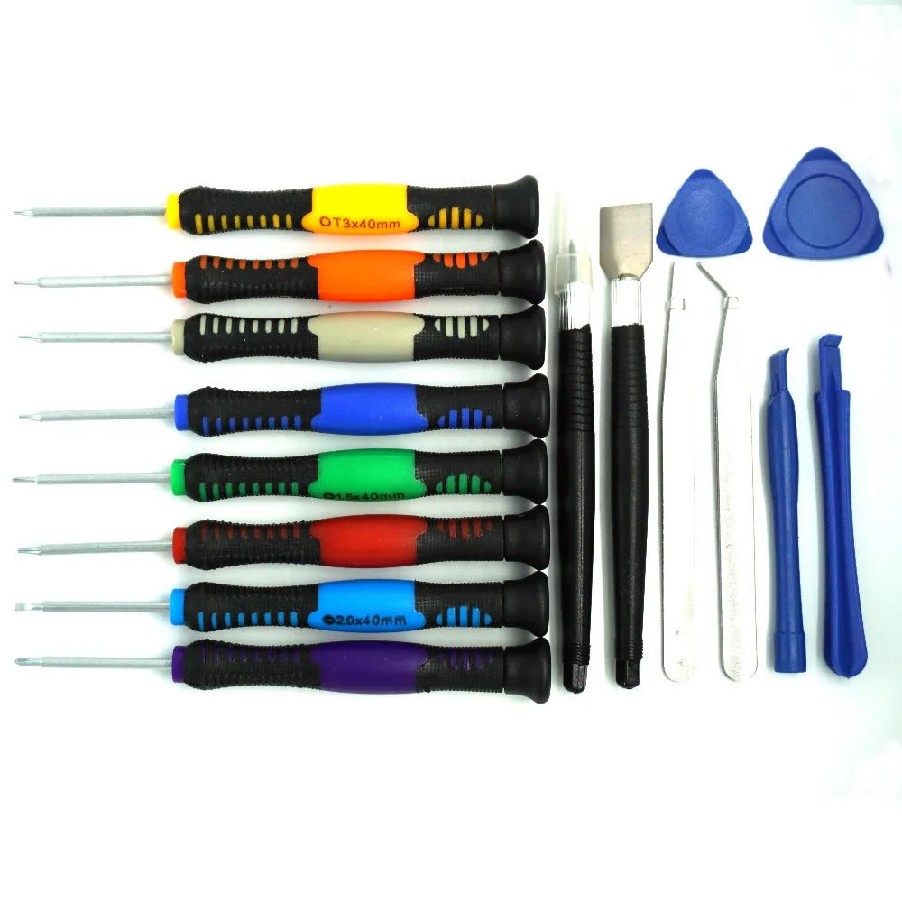 

16 in 1 Screwdriver Set Opening Pry Repair Hand Tool Kit phone repair tool for iPhone / Laptops / Cellphone / PC