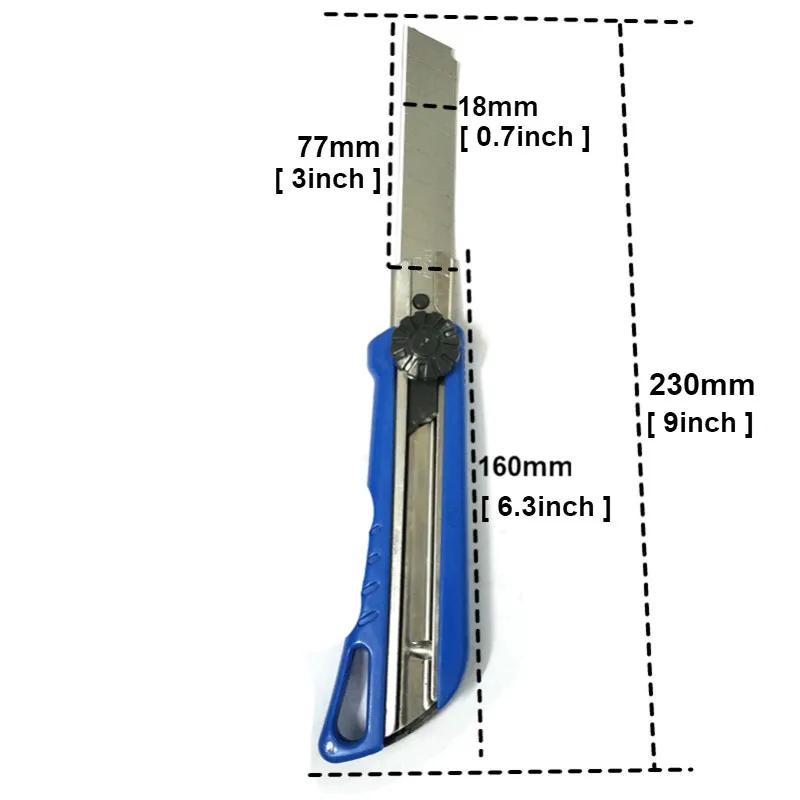 Многофункциональный регулируемый открытый ящик резак обои нож офисные канцелярские принадлежности Режущий нож w/10 утолщение лезвия режущий инструмент