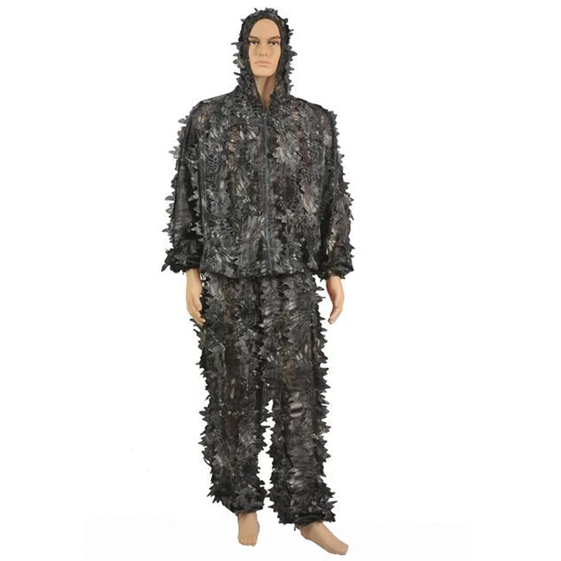 Typhon 3D камуфляжная одежда ghillie Костюмы камуфляж костюм армейская снайпера куртка