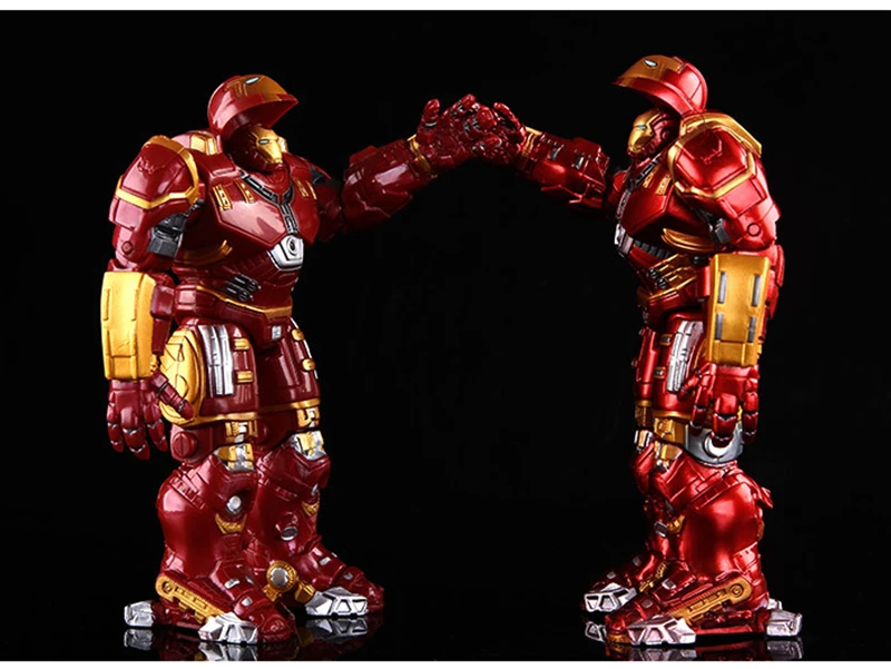 18 см Мстители 2 Броня Железного человека подвижные суставы экшн фигурка железного человека Халк Бастер фигурки Марка с светодиодные игрушки модель для детей