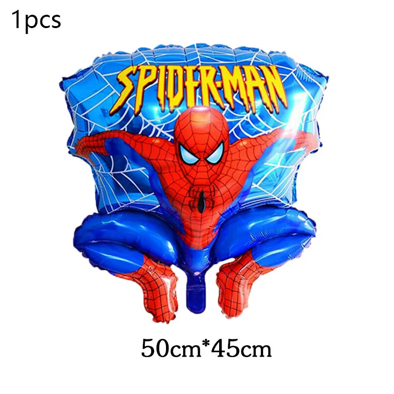 6pcs/lot Spiderman Foil Helium Balloons 30" Red Number Party Inflatable Ball Birthday Party Decoration Kids Toys Star Globos