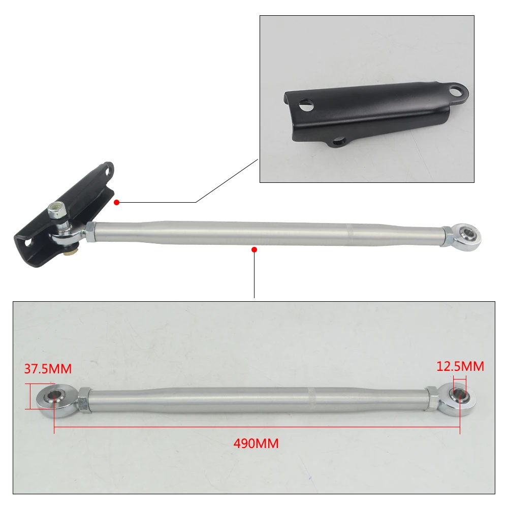 PQY серебряная Тяговая тяга для Honda Civic 92 95 Acura интегрированной 94 01 DEL SOL 93 97