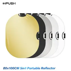 HPUSN 80x100 см 5 в 1 5in1 Портативный складной свет фото Отражатели для студии мульти фото диск