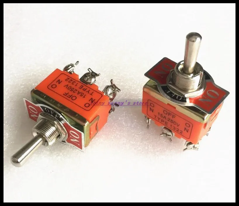 INTERRUPTEUR À BASCULE SPDT 3 POSITIONS 6MM 6A 125VAC MATÉRIAU AUTOMOBILE ÉLECTROMÉNAGER CONTRÔLE INDUSTRIEL 10PCS | Leroy Merlin - Foto 7