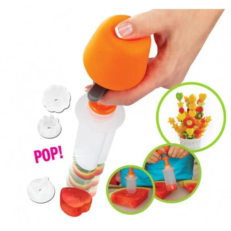 

CTREE 1Set DIY Vegetable Fruit Salad Carving Tools Fruit Shape Molds Kitchen Vegetable Fruit Smoothie Cake Decorating Tool C311