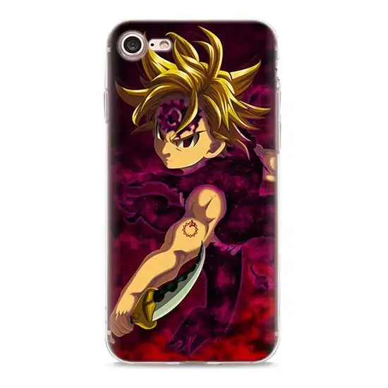 Прозрачный чехол Nanatsu no Taizai Seven Deadly Sin для Apple iPhone 11 Pro Max 7 8 Plus 6 6s Plus 5 5S X XR XS TPU мягкий чехол s Coque - Цвет: 02