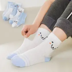 5 пар/лот хлопковые полосатые Детские носки для новорожденных для маленьких мальчиков носки для девочек милые детские носки