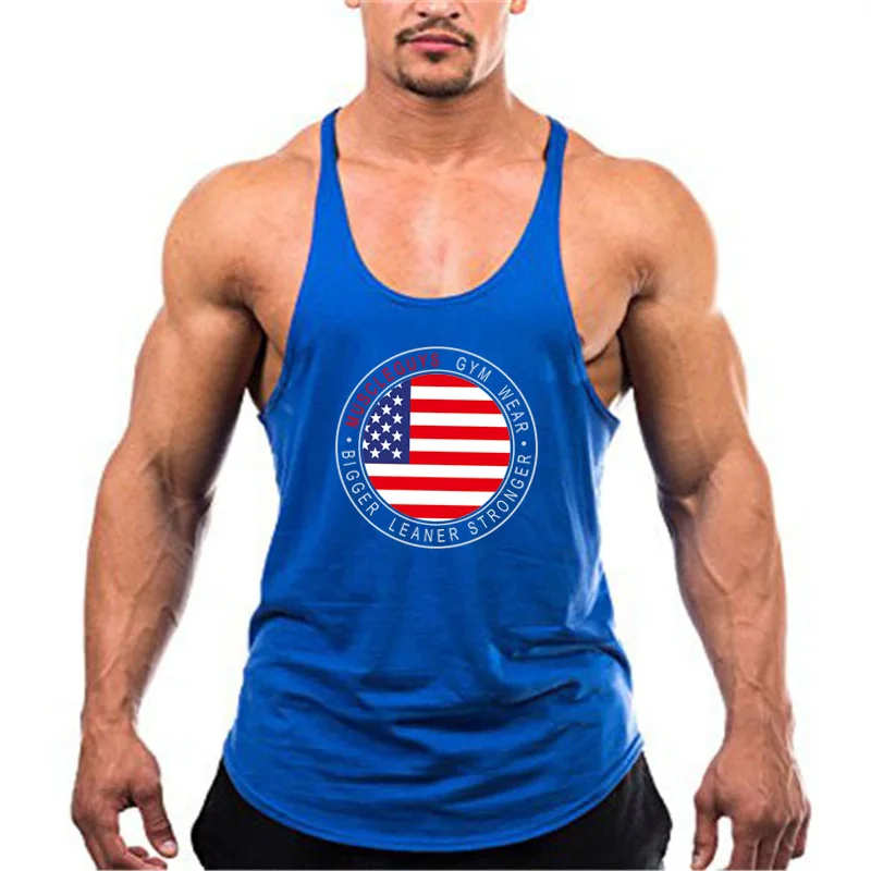 Мужские майки для занятий спортом Muscleguys майка бодибилдинга с стрингером мужчин