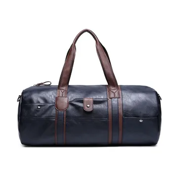 

Brand Men Tote Large Handbag Male Bucket Shoulder Crossbody Messenger Sling Bag PU Leather Teenagers Travel Satchel Bag DSLQ5008