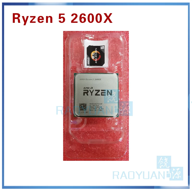 Процессор AMD Ryzen 5 2600X R5 2600X3,6 ГГц шестиядерный процессор с 12 резьбой 95 Вт Процессор YD260XBCM6IAF разъем AM4