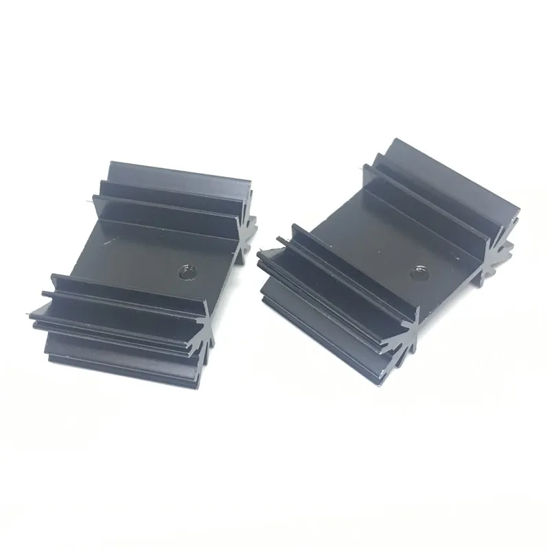 2PCS TO-247 transistor radiator MOS tube heat sink IC radiator 25X34X12MM acoustic radiator 1